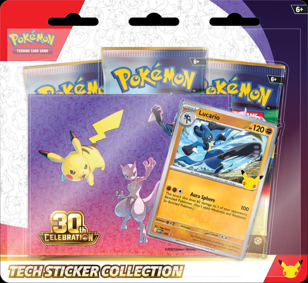 Colección Stickers Lucario